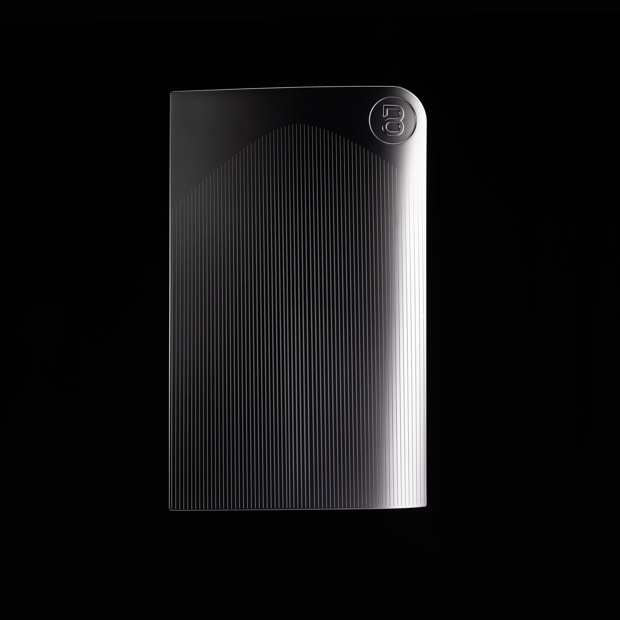 PS5 Slim Cover Matte Chrome "Lines"