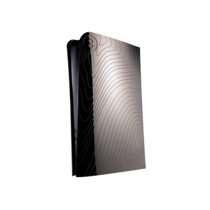 PS5 Slim Cover Midnight Chrome "Waves"