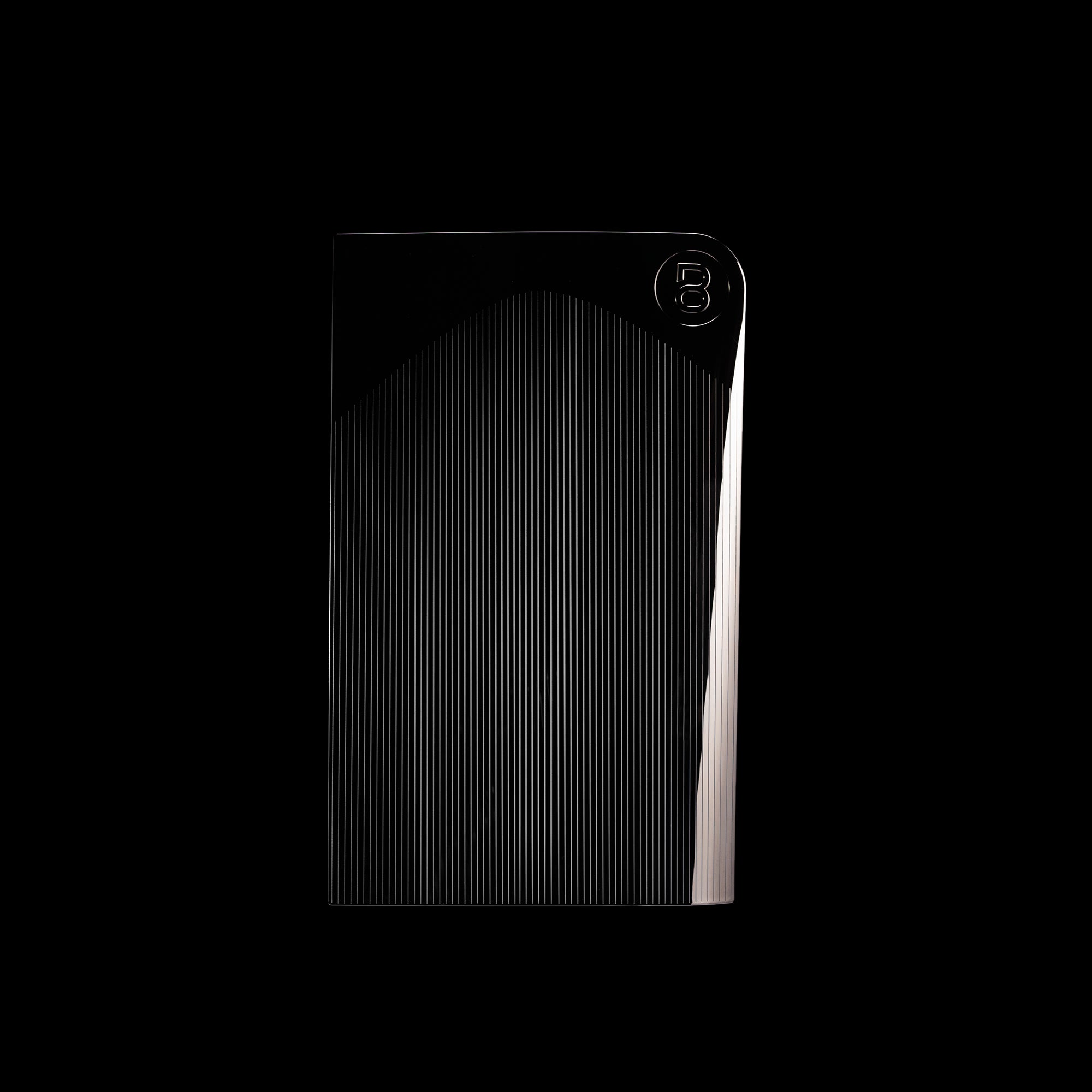PS5 Slim Cover Midnight Chrome "Lines"