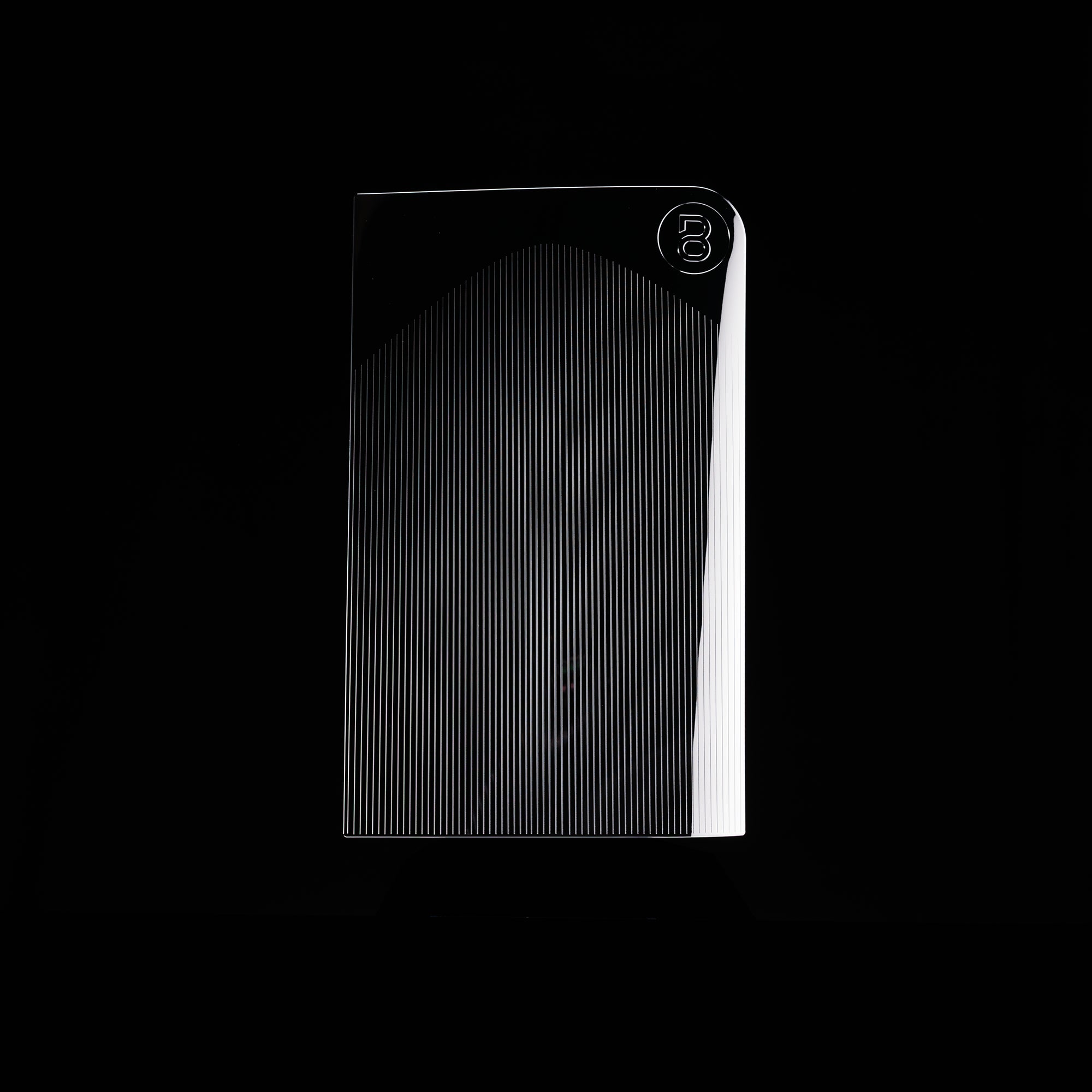 PS5 Slim Cover High-Gloss Chrome "Lines"