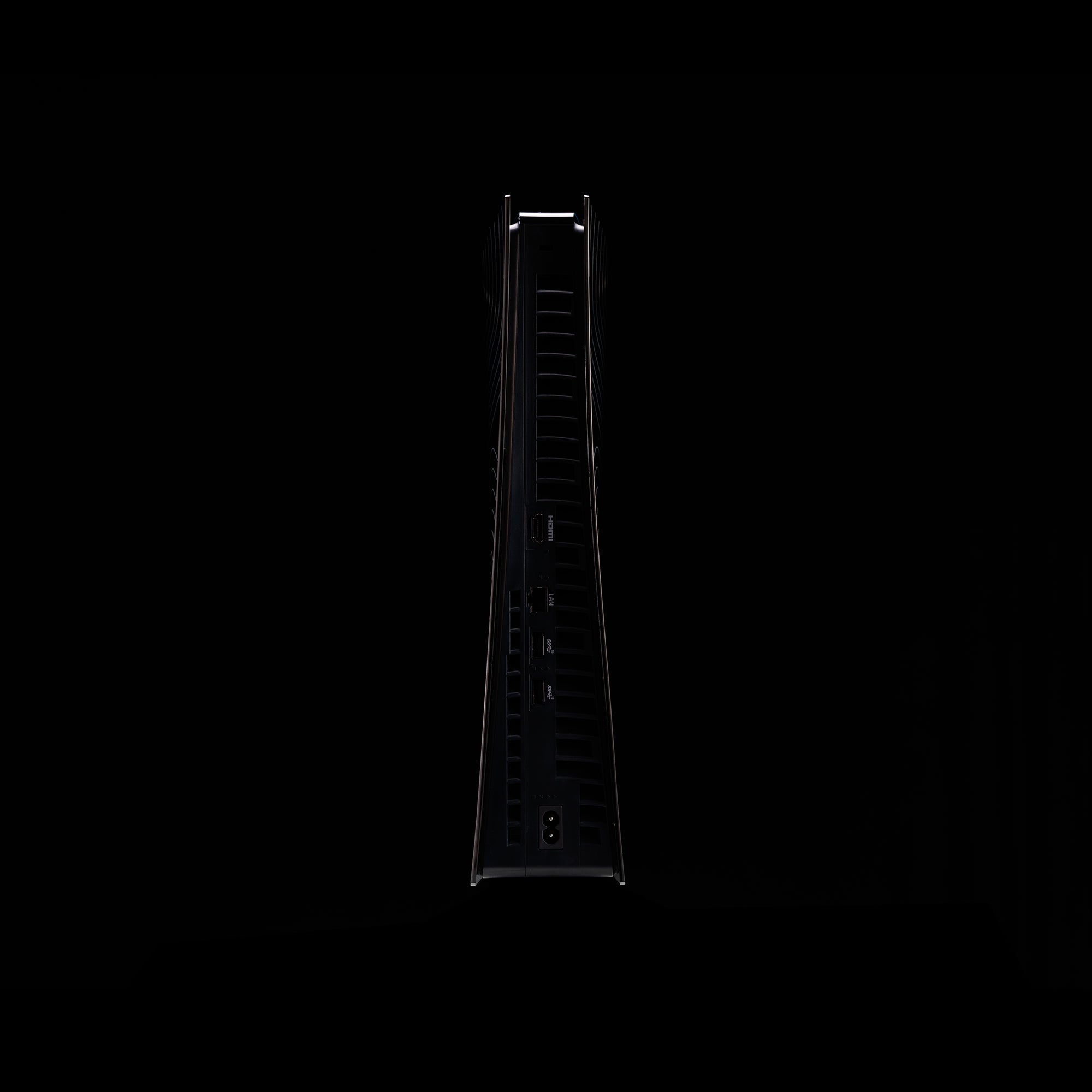 PS5 Slim Cover Midnight Chrome "Waves"