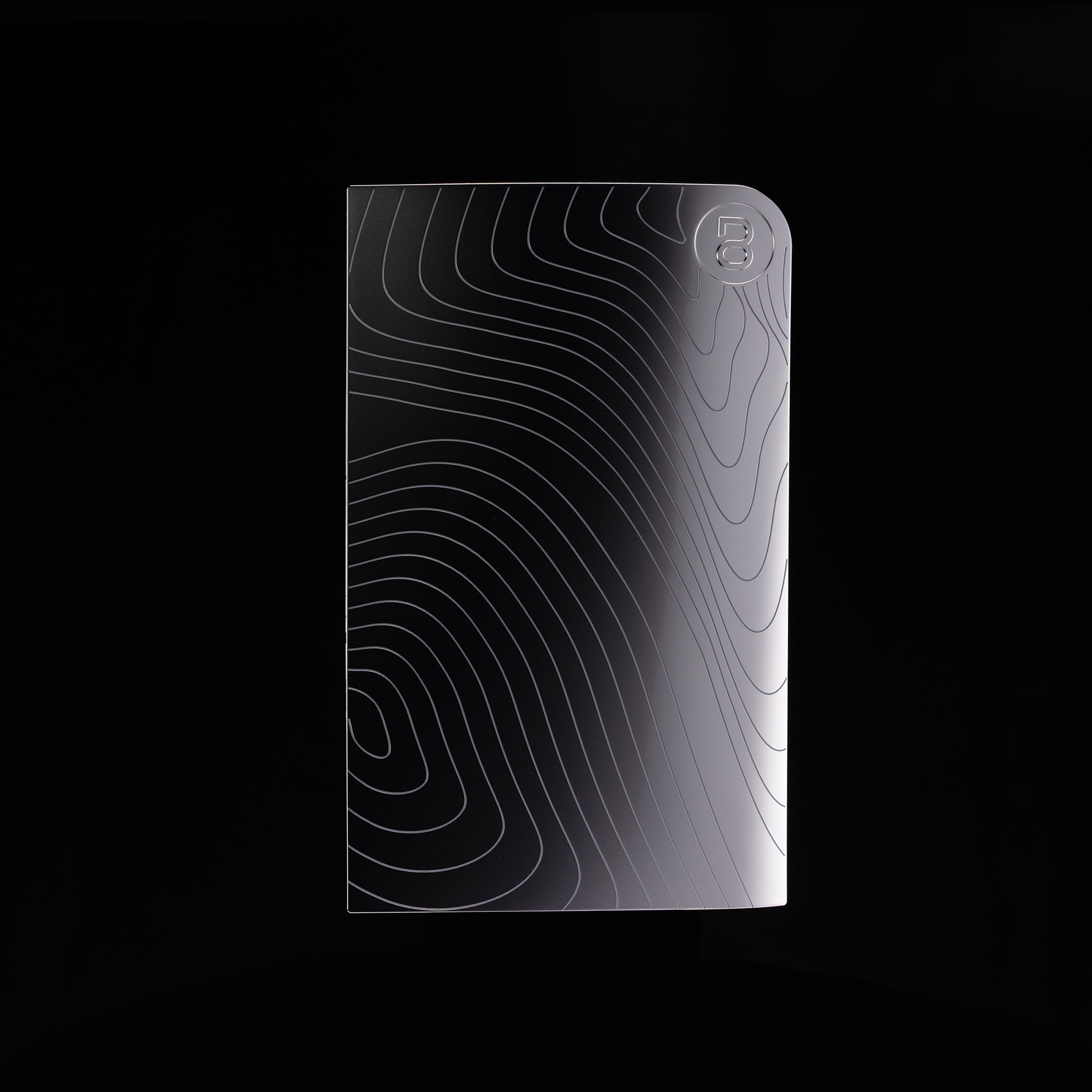 PS5 Slim Cover Matte Chrome "Waves"